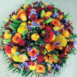 PF Assistance - Composition florale coussin Pétillant