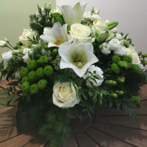 PF Assistance - Composition florale panier Nuage