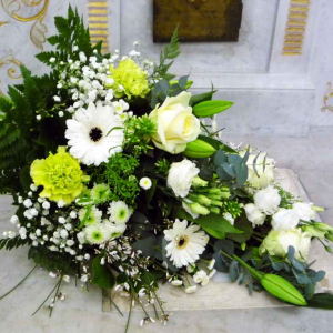 PF Assistance - Composition florale gerbe Blancheur