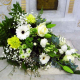 PF Assistance - Composition florale gerbe Blancheur