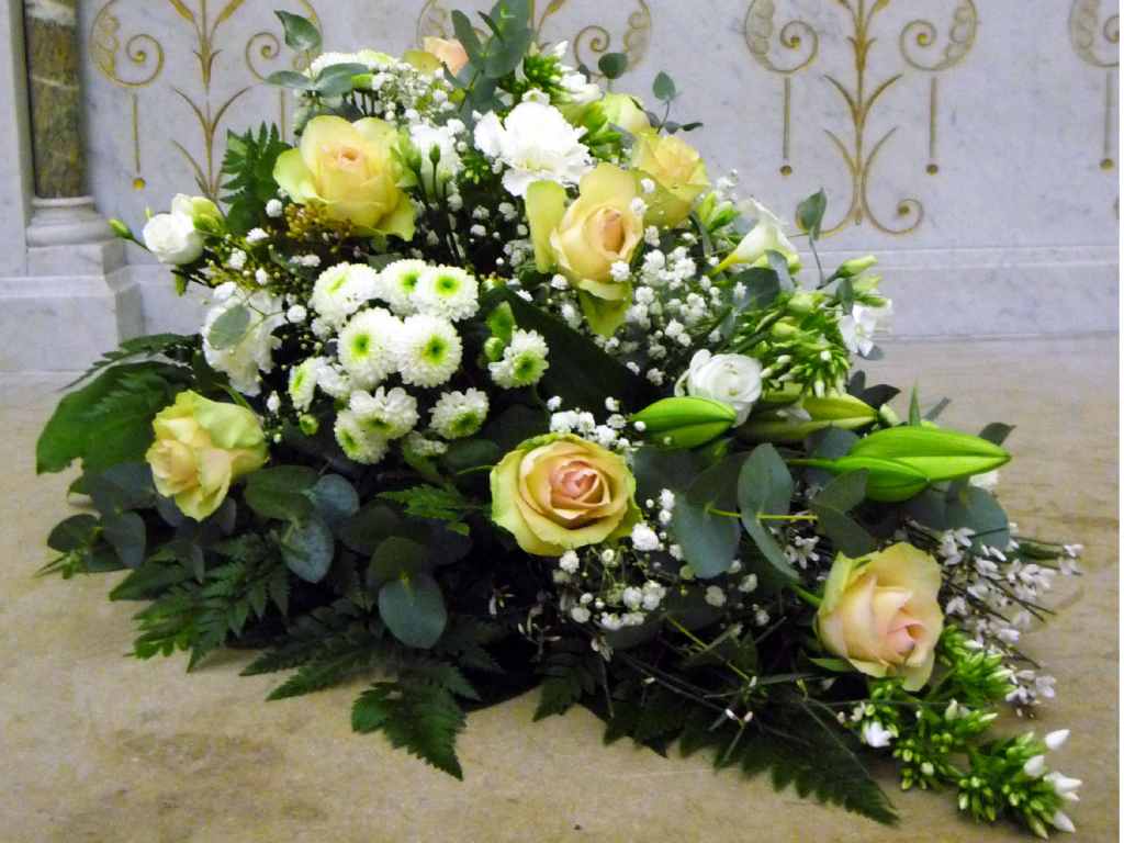 PF Assistance - Composition florale gerbe Jeudy PF Assistance - Composition florale gerbe Jeudy