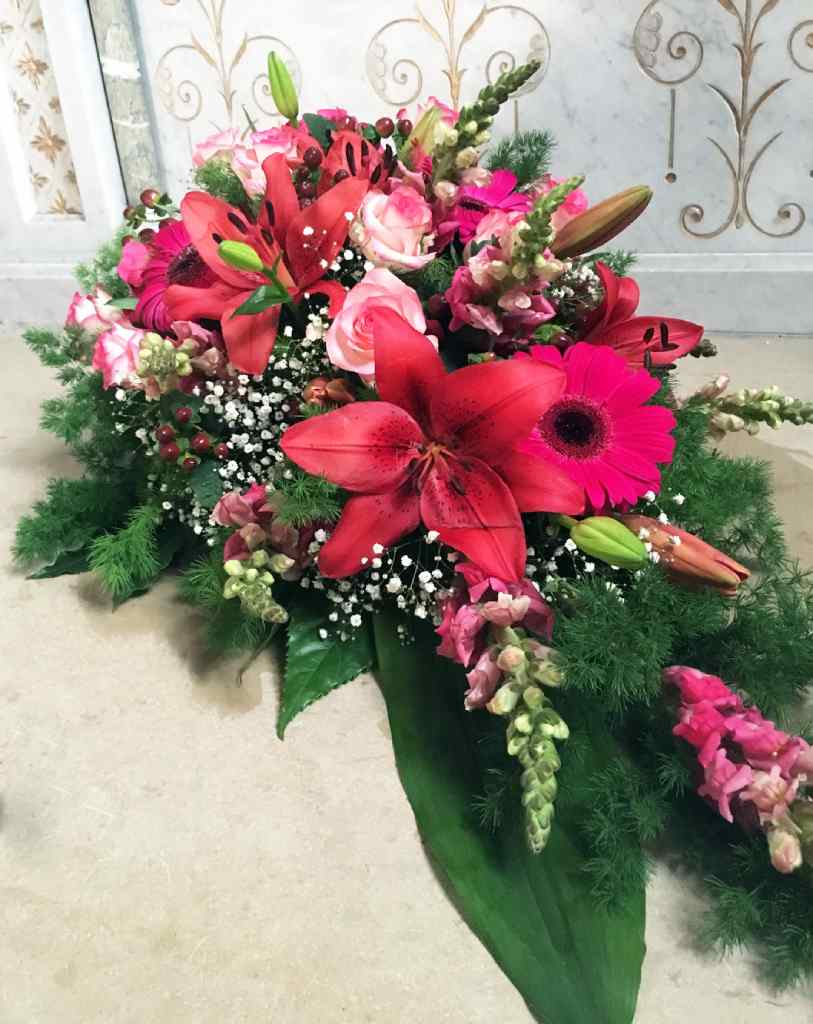 PF Assistance - Composition florale gerbe Rosa PF Assistance - Composition florale gerbe Rosa