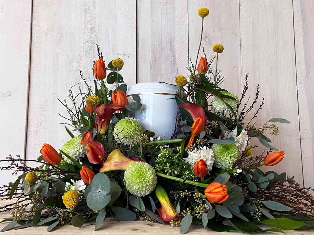 PFAssistance - Composition florale urne Angèle PFAssistance - Composition florale urne Angèle