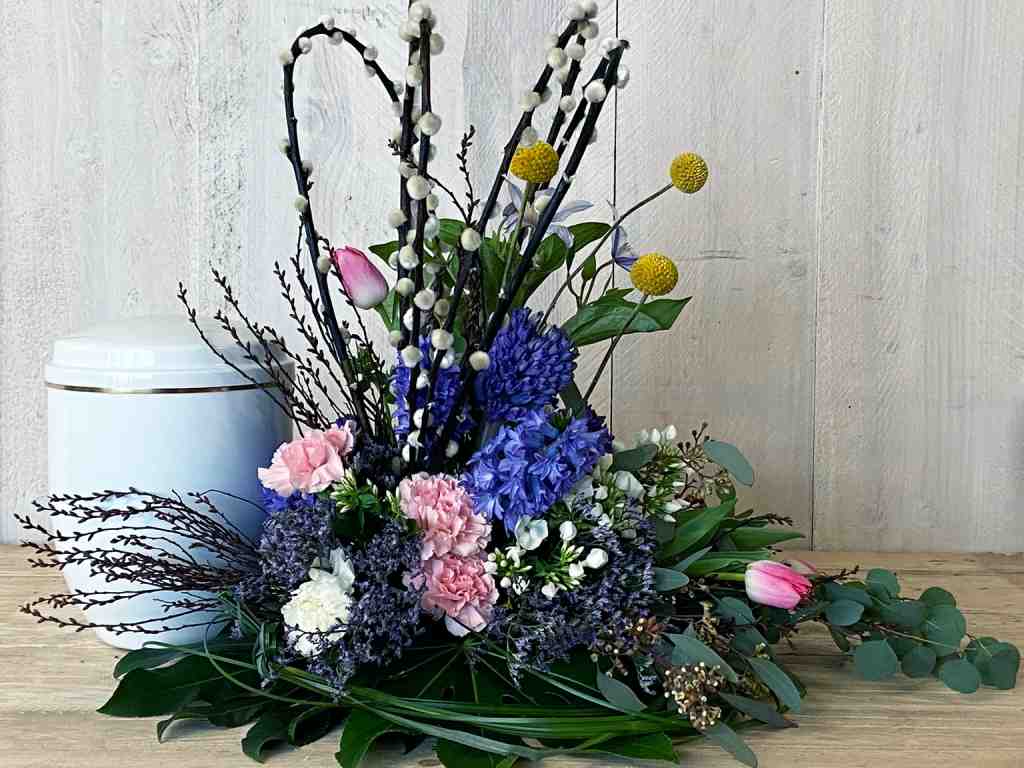 PFAssistance - Composition florale urne Hyacinthe PFAssistance - Composition florale urne Hyacinthe