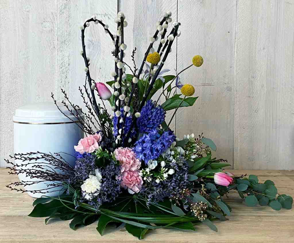 PFAssistance - Composition florale urne Hyacinthe PFAssistance - Composition florale urne Hyacinthe