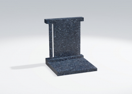 modèle DUNES, granit Labrador blue