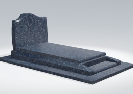 modèle REVIN, granit Labrador Blue