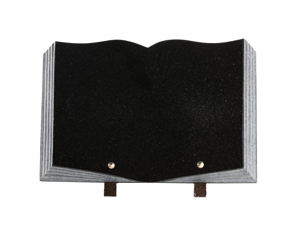 Livre 20x30cm, granit Noir fin Livre 20x30cm, granit Noir fin